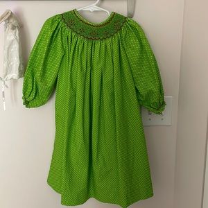 Smocked Christmas dress